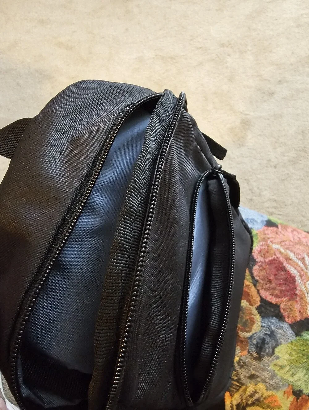 adidas Black Men's Sling Crossbody Bag with White Logo